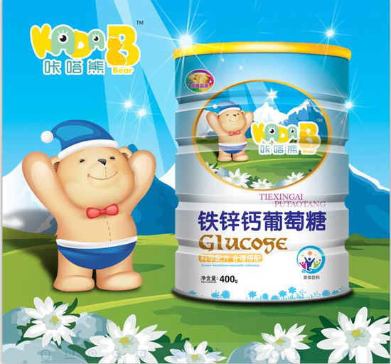    咔嗒熊鐵鋅鈣葡萄糖