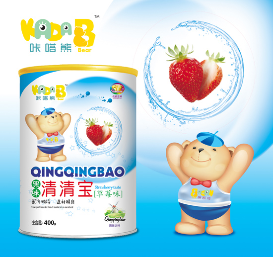    咔嗒熊果味清清寶-草莓味（聽裝）