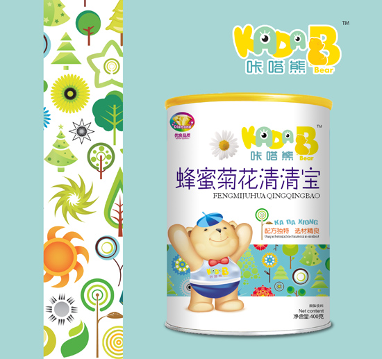    咔嗒熊蜂蜜菊花清清寶聽裝