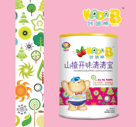    咔嗒熊山楂開胃清清寶聽裝