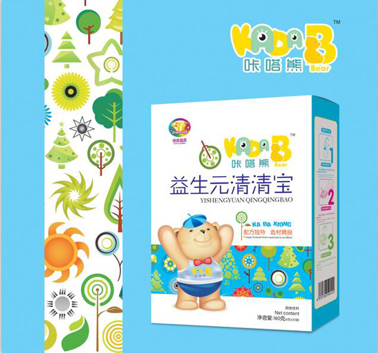    咔嗒熊益生元清清寶盒裝
