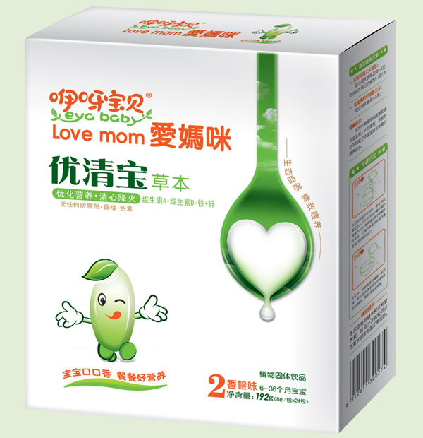   咿呀寶貝草本香橙味優(yōu)清寶2段