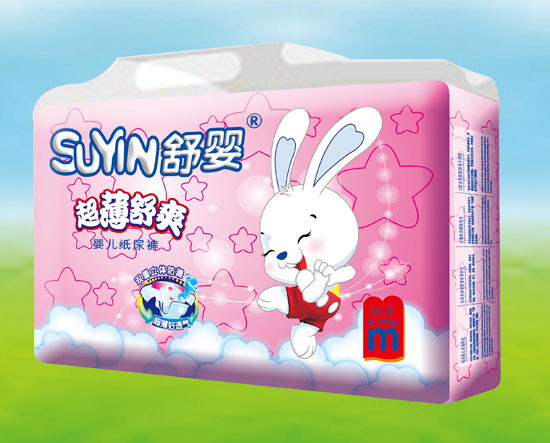   舒嬰超薄舒爽嬰兒紙尿褲M碼32片