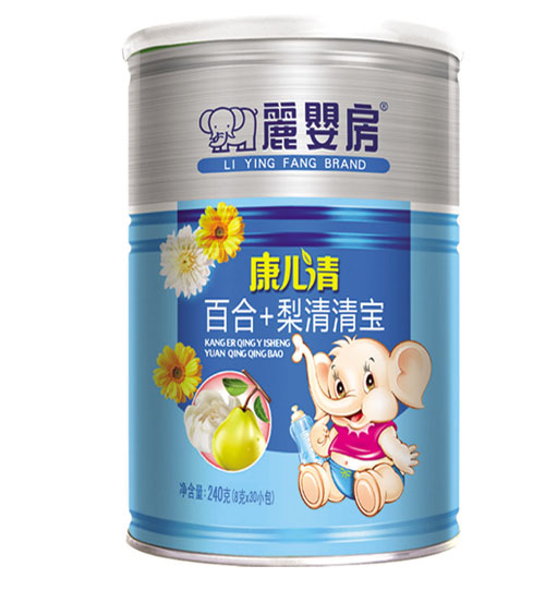   麗嬰房康兒清百合+梨清清寶