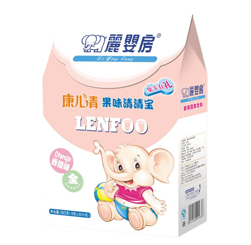   麗嬰房康兒清香橙味清清寶盒裝