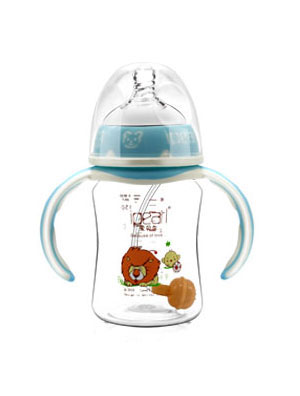  愛貝爾Tritan晶透型寬口徑奶瓶180ML
