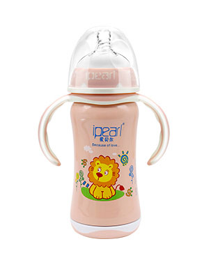 愛貝爾不銹鋼保溫奶瓶260ML（寬口徑）