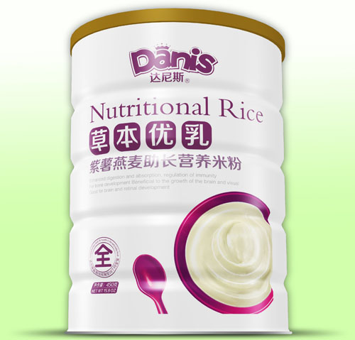  達(dá)尼斯草本優(yōu)乳紫薯燕麥助長(zhǎng)米粉