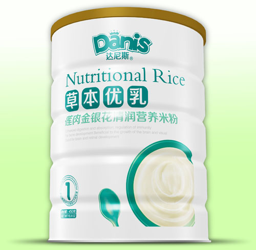  達(dá)尼斯草本優(yōu)乳蓮肉金銀花清潤(rùn)米粉聽(tīng)裝1段