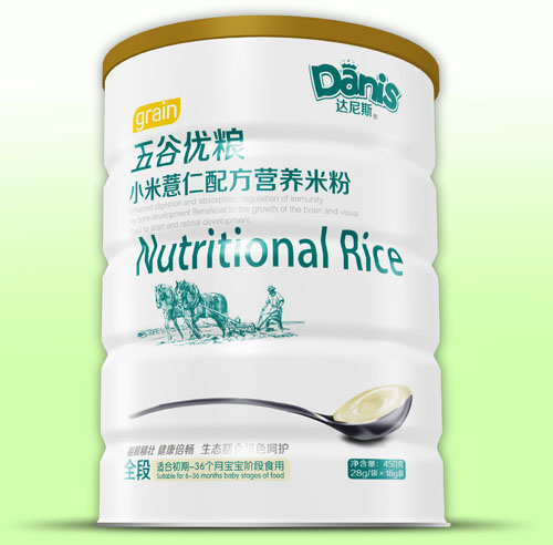  達(dá)尼斯五谷優(yōu)糧小米薏仁米粉聽裝