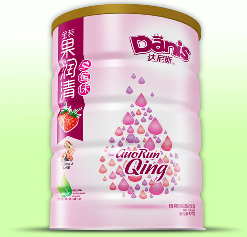  達(dá)尼斯金裝果潤清草莓味