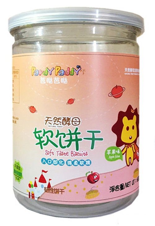  芭噠芭噠軟餅干蘋果味