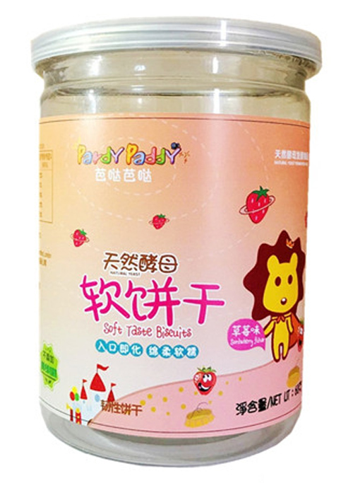  芭噠芭噠軟餅干草莓味