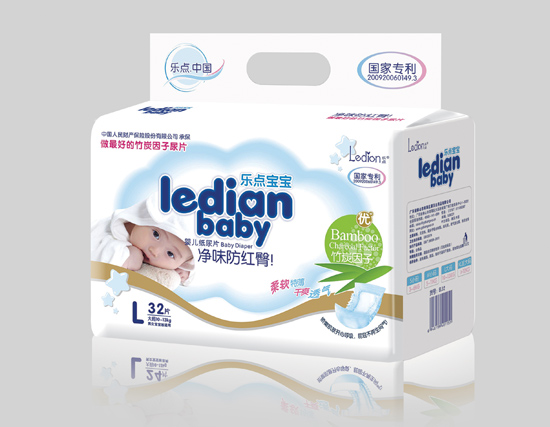  樂(lè )點(diǎn)寶寶凈味防紅臀尿片L32片