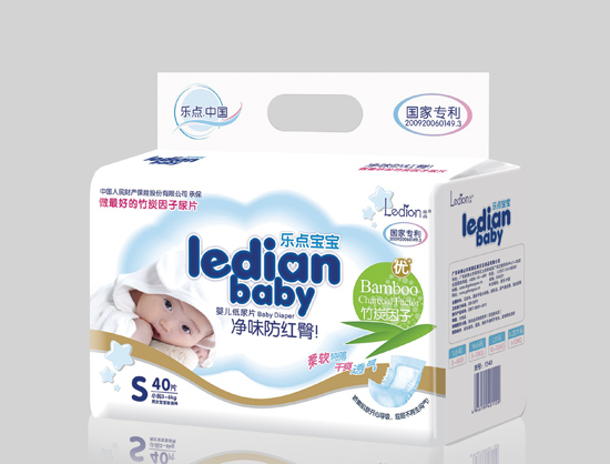  樂(lè )點(diǎn)寶寶凈味防紅臀尿片S40片