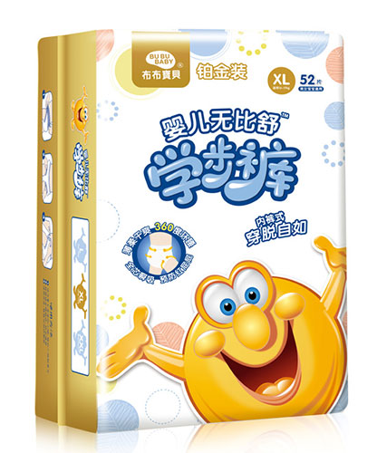  布布寶貝鉑金裝嬰兒學(xué)步褲XL豎向