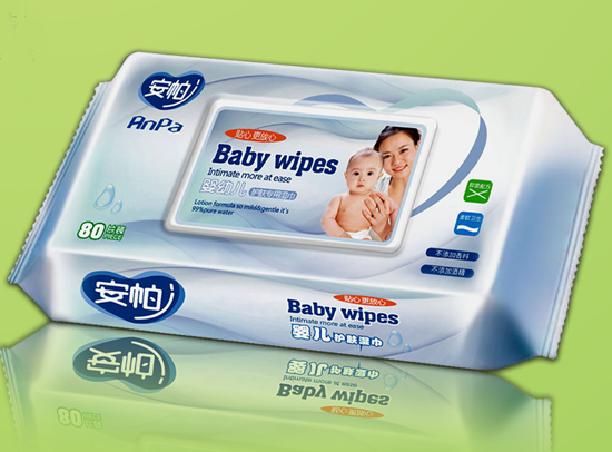  安帕嬰幼兒護(hù)膚濕巾80片裝