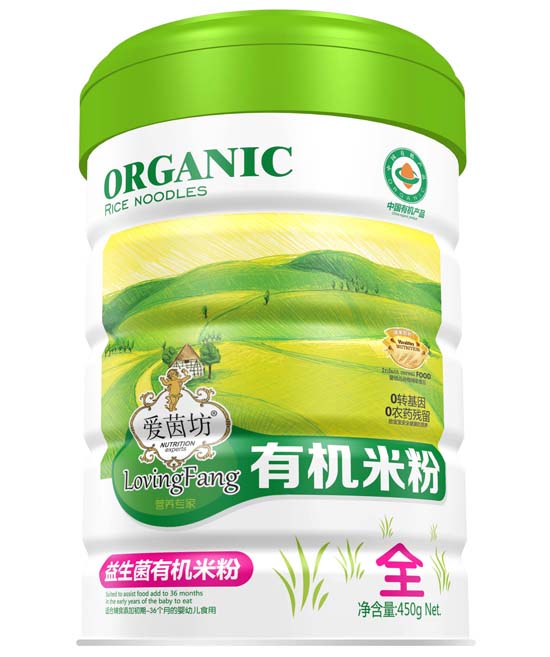   愛茵坊益生菌有機米粉 鐵聽高蓋