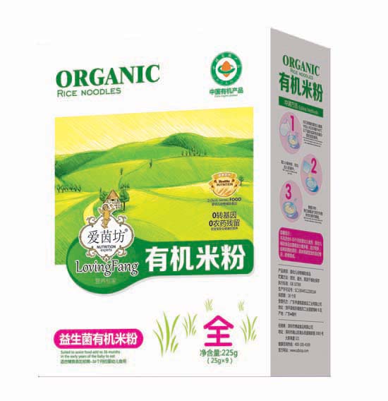    愛茵坊益生菌有機米粉盒裝