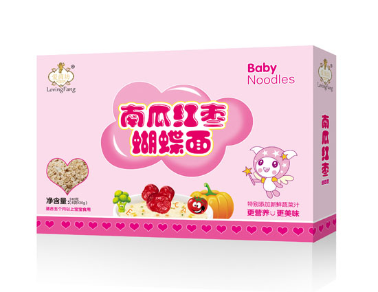   愛(ài)茵坊南瓜紅棗蝴蝶面