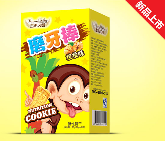  金諾貝嬰磨牙棒(核桃味)