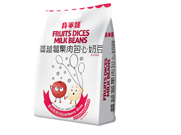   月半娃蔓越莓果肉包心奶豆
