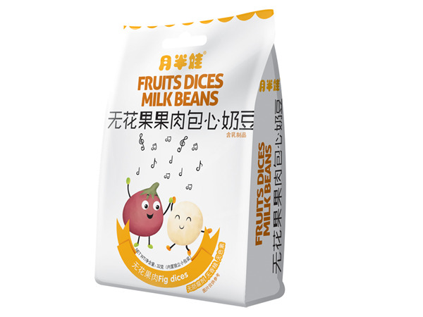   月半娃無花果果肉包心奶豆