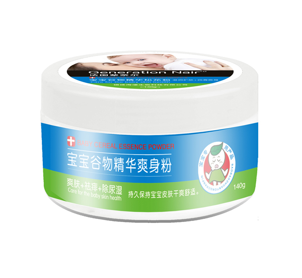  輩奈爾寶寶谷物精華爽身粉