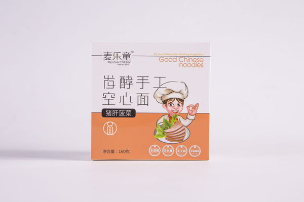 麥樂(lè)童發(fā)酵手工空心面 豬肝菠菜