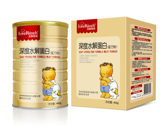   深愛牧場深度水解蛋白配方粉