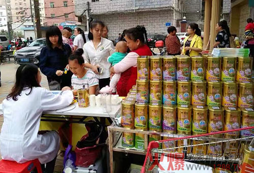 康利来2天热销800组4800罐!母婴店营养品套餐