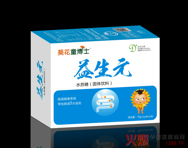 葵花童博士益生元水苏糖 带给肠道5大益处-产