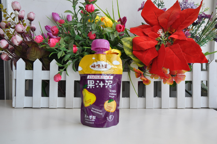    味佳小美嬰幼兒果汁泥黃桃雪梨