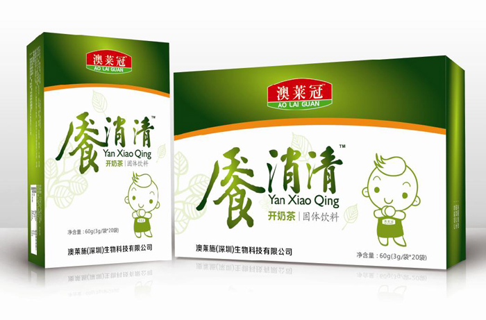  澳萊冠饜清清開奶茶固體飲料