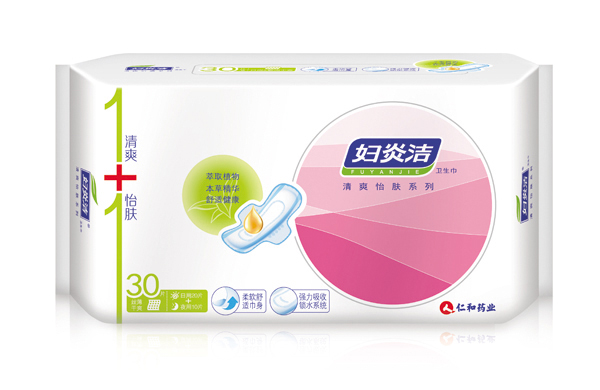 仁和藥業(yè)婦炎潔衛生巾-絲薄干爽30片.jpg