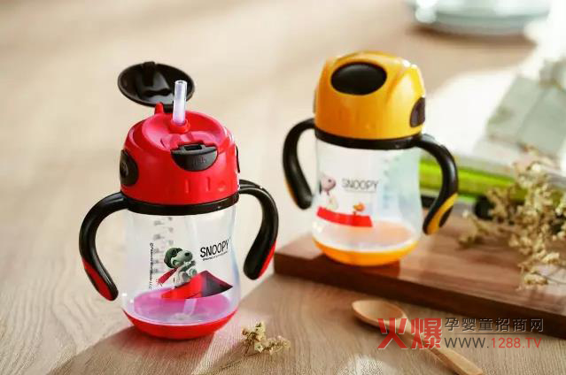 史努比学饮杯--学会喝水,是宝宝开启自主模式的