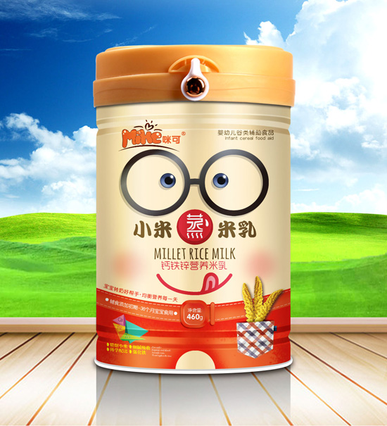  咪可鈣鐵鋅營(yíng)養(yǎng)小米蒸米乳