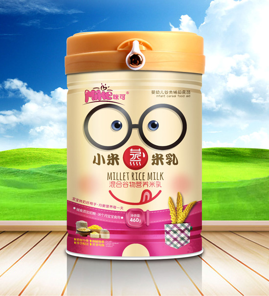  咪可混合谷物營(yíng)養(yǎng)小米蒸米乳