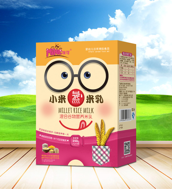  咪可混合谷物營(yíng)養(yǎng)小米蒸米乳盒裝