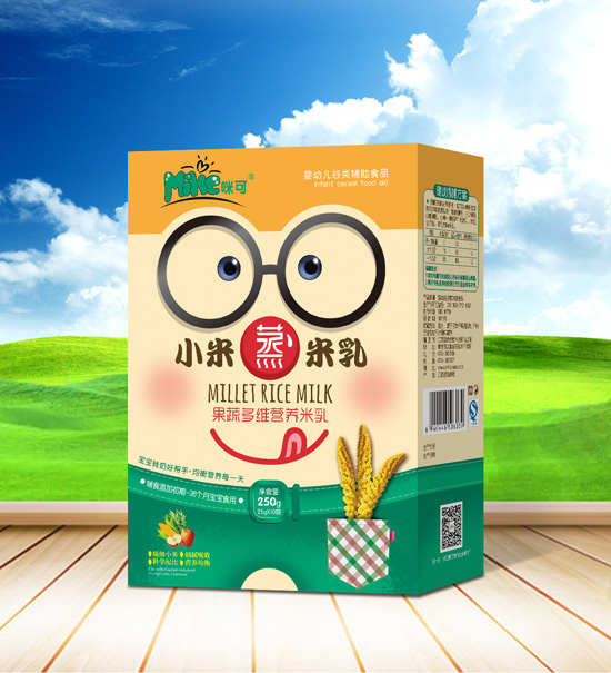  咪可果蔬多維營(yíng)養(yǎng)小米蒸米乳盒裝