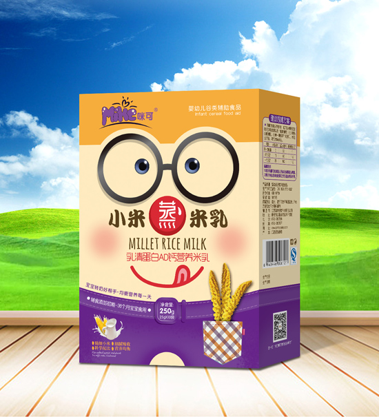  咪可乳清蛋白營(yíng)養(yǎng)小米蒸米乳盒裝