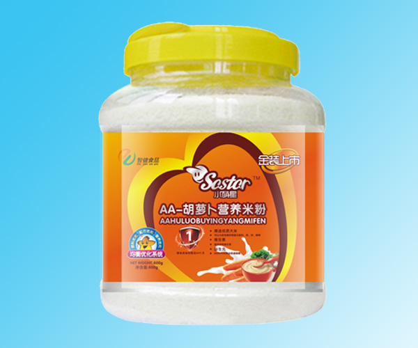 小萌星AA-胡蘿卜營養(yǎng)米粉