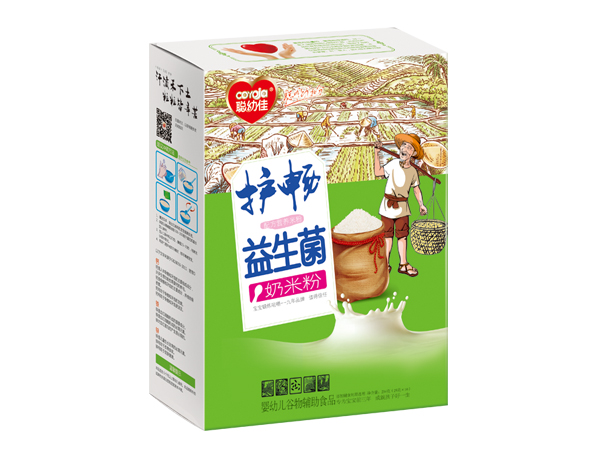  聰幼佳益生菌護(hù)暢配方營養(yǎng)米粉-奶米粉
