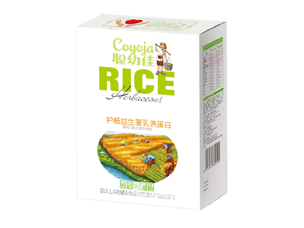  聰幼佳益生菌護(hù)暢乳清蛋白米粉
