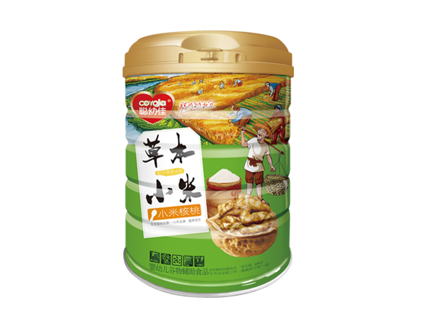  聰幼佳草本小米配方營(yíng)養(yǎng)米粉-小米核桃