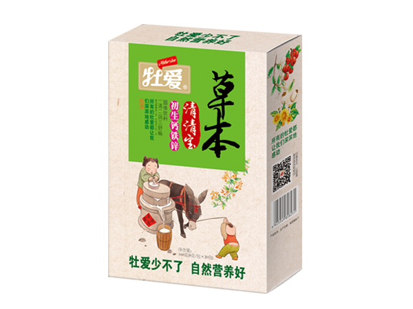  牡愛草本清清寶-初生鈣鐵鋅 盒裝
