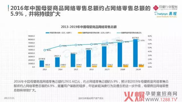 2017年中国互联网母婴市场现状分析及用户图