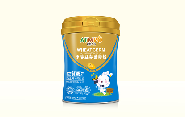   爱特麦宝小麦胚芽营养粉-益餐粉益生元+钙铁锌