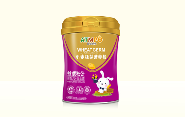   爱特麦宝小麦胚芽营养粉-益餐粉益生元+维生素