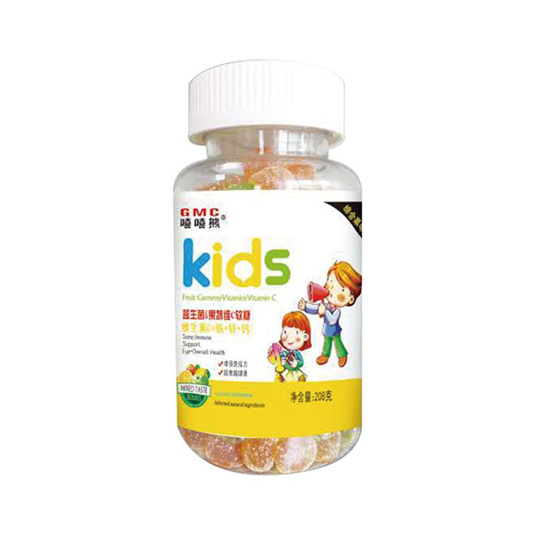   嘻嘻熊208克益生菌軟糖（維生素C+鐵+鋅+鈣）